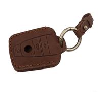 Per BMW Per i3 i8 Custodia in Pelle per Chiave Telecomando 2014 e Up Modello Keyless Entry Morbido e (Marrone)