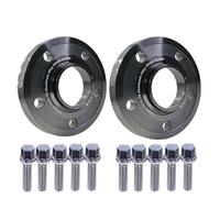 Per BMW Per Le Serie 1/3/4/5/7/8 I3 I4 Ix Ix3 Per M3 X3 X4 X4M X5 X6 X7 Z4 2 Pezzi Distanziali Per Cerchi In Lega Di Alluminio 5x112 CB 66,6 Mm Distanziale Ruota(2pcs Adapter 20mm-BK)