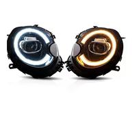 Per BMW Per Mini Per Cooper S R56 R57 R58 R59 2007 2008 2009 2010 2011 2012 2013 Faro A LED Per Auto Con Gruppo Luci Posteriori Fumé Montaggio Fari Auto(2 pieces Headlight Only)