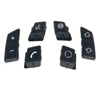 Per BMW Per Serie 3 Per Serie 1 Per X1 Per E84 ABS Volante Auto Pulsante Interruttore M Adesivo Interni Auto Accessori Interni Auto Strisce Decorative Auto Aria Condizionata(A Black)