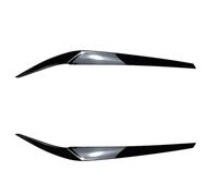 Per BMW Per Serie 5 G30 G31 G38 F90 Per M5 540i 525i 530i 2017-2021 Palpebra Del Faro Sopracciglio Del Faro Coprifari Anteriori spoiler anteriore(Nero lucido)