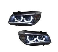 Per BMW Per X1 E84 F49 2010-2015 Fari A LED DRL Segnale Di Girata Angelo Occhio Lente Del Proiettore Auto 2PC Car Styling Testa Della Lampada Gruppo Fari Anteriori(For original halogen)