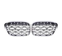 Per BMW Per X1 F48 F49 Auto Diamante Front Rene Griglia Racing Grill 2016-2019 Griglie Accessori Griglie Car Styling Griglie Griglia Anteriore(All Silver)
