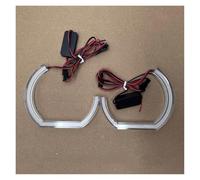 Per BMW Per X1 Per X3 Per X5 Per X6 E70 E30 E32 E34 E36 E38 E53 E60 E61 E85 F30 E81 E87 E90 Kit Luci Angel Eyes A LED Con Anelli Bianchi Principale Fari Faro(2pcs 120mm C-shaped)