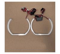 Per BMW Per X1 Per X3 Per X5 Per X6 E70 E30 E32 E34 E36 E38 E53 E60 E61 E85 F30 E81 E87 E90 Kit Luci Angel Eyes A LED Con Anelli Bianchi Principale Fari Faro(2pcs 158mm U-shaped)