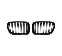 Per BMW Per X3 F25 2010 2011 2012 2013 Nero Lucido Cappuccio Anteriore Rene Griglia ABS Doppia Linea Compatibile Griglia Paraurti Anteriore