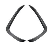Per BMW Per X5 F15 2014-2018 Paraurti Anteriore Spoiler Laterale Cornici Per Fendinebbia Kit Carrozzeria In ABS Nero Lucido Aspetto Carbonio spoiler anteriore(Look in carbonio)