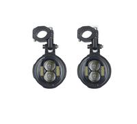 Per BMW R1200GS F800GS Per ADV Per MT07 Per MT09 CRF1000L Per Africa Per Twin Motociclo Lampada Ausiliaria A LED Luci Fendinebbia Moto FANALE ANTERIORE(2pcs white light)