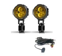 Per BMW R1200GS F800GS Per MT07 Per MT09 Per CRF1000L Motociclo Fari Fendinebbia LED Ausiliari Faretto Faro Moto FANALE ANTERIORE(Yellow 1set)