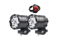 Per BMW R1200GS Per ADV F800GS F650 K1200S Per NLpearl Faro Ausiliario A LED Per Moto Faro Fendinebbia 12V Lampada Per Moto FANALE ANTERIORE(2PCS 60W)