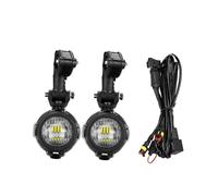 Per BMW R1200GS Per ADV F800GS K1600 Moto Luci Fendinebbia Ausiliarie A LED Universali Da 40 W Con Gruppo Ottico Anteriore E9 Faro Moto FANALE ANTERIORE(Light and wire)