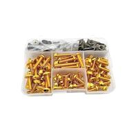 Per BMW S1000R S1000 Per Benelli Be300 Be600 Viti Carrozzeria Bulloni Carenatura Moto Kit Dadi Clip Fissaggio Parabrezza Viti Carenatura(Yellow)