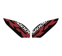 Per BMW S1000RR S 1000 RR 2019-2024 Protezione Per Serbatoio Per Ginocchiere Da Moto, Decalcomania Protettiva Per Vernice In Gel 3D, Schema Di Colori Nero E Rosso