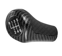 Per BMW Serie 1 3 5 6 7 X1 X3 X4 Z4 M4 E28 E30 E32 E36 E38 E90 E92 F20 F25 Pomello del cambio a 5/6 marce con testa in fibra di carbonio(6 Speed)