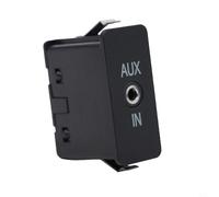 Per BMW Serie 1 3 5 6 7 X1 X3 X5 X6 Z4 E81 E87 E90 E60 E61 Audio Aux In Socket Adapter Oe 6930561 Nero Abs Materiale Auto Jack Parte di Ricambio Per Veicolo Sistema Multimediale Aggiornamento Quick