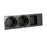 per BMW Serie 3 E46 1998-2005 Supporti portaborraccia per Auto Console Centrale Portabicchieri Vassoio Portamonete Portabicchieri (Fibra di Carbonio)