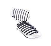 Per BMW Serie 3 E46 2 Porte 1998-2002 Pre-Facelift 2000-2007 Per M3 Coupé Cabriolet Griglia Anteriore A Doppio Rene Con Cornice Cromata Griglie Anteriori Doppia Linea