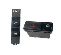 Per BMW Serie 3 E46 Per M3 323 325 330 2000-2005 1/2PCS Interruttore Alzacristallo Elettrico Anteriore Spia Pulsante Auto Pulsanti Alzavetri(1 set)