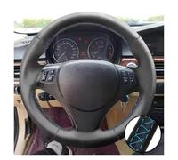Per BMW Serie 3 E87 2008 2009 2010 2012 2013 Coprivolante nero cucito a mano(Azzurro)