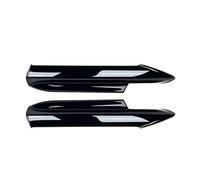 Per BMW Serie 3 E90 E91 Tech Berlina 4 Porte 320i 330i 2005-2008 Coppia Spoiler Paraurti Anteriore Labbro Splitter Finiture Canard Anteriore Alette Spoiler Paraurti(Glossy Black)