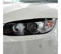 Per BMW Serie 3 E92 E93 Copertura Sopracciglio Faro In Resina Nera Lucida