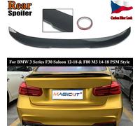 Per BMW serie 3 F30 M3 F80 PSM Style posteriore tronco Spoiler in fibra di carbonio paraurti labbra ala 320i 318d 316d 328i 335i 2014-2018