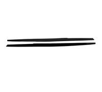 Per BMW Serie 5 E60 E61 Per M5 528i 535i 550i 545i 2004 2005 2006-2010 Minigonne Laterali Estensione Paraurti In Fibra Di Carbonio Bodykit Alettoni Laterali Auto(Nero lucido)