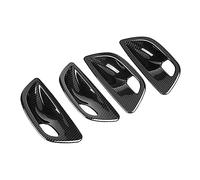 Per BMW Serie 5 F10 2011 2012 2013 2014 2015 2016 4Pcs In Fibra Di Carbonio Maniglia Interna Della Porta Bowl Copertura Trim Maniglia Porta Auto