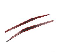 Per BMW Serie 5 G30 Faro Anteriore Palpebra Sopracciglio Trim Coppia di Ricambio per 525i 540i G31 G38 F90 M5 Accessori in Plastica 2017 2021 (nero)