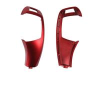 Per BMW Serie 5 LHD RHD E70 E71 2008-2013 Rivestimento Leva Cambio In Fibra Di Carbonio Pannello Pomello Cambio Accessori Interni Rivestimento Interno Console Centrale(Left drive-red)