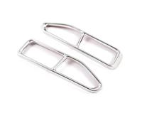 Per BMW Serie 7 F01 G11 G12 2009-2020 Adesivi Tubo Scarico Marmitta Posteriore Acciaio Inossidabile Accessori Per Auto Coda Marmitta Auto Scarico Tubo(Silver 2019-2020)