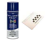 Per BMW Titanium Silver Met 354 Aerosol Spray Paint Rattle Can (Aerosol Paint)