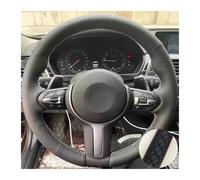 Per BMW X1 X3 x5 Coprivolante in microfibra cucito a mano(Nero)