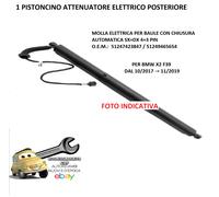 Per Bmw X2 (F39) 10/2017-11/2019 Pistoncino Elettrico Post. C/Chiusura Automatic