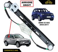 Per BMW X3 E83 Meccanismo Alzacristalli Posteriore Destro Passeggero 51353448252