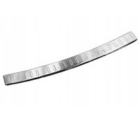 per BMW X3 (F25) 2014-2017 Modanatura del paraurti posteriore Argento Spazzolato