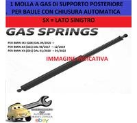 Per Bmw X3 (G01) 06/17-12/19 Molla a gas di Supp. Post. Sx per Baule C/Chius Aut