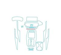 Per BMW X3/X4/iX3 2022 G01 G02 G08 Car Interior Center Console Trasparente TPU Pellicola Protettiva Anti-graffio Di Riparazione adesivo protettivo(Full Set A)