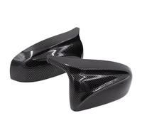 Per BMW X5 E70 X6 E71 2008-2013 ABS Carbonio Specchietto Retrovisore Laterale Ricambio Tappo Ala Guscio Alloggiamento Portiera Esterna Posteriori Auto Coperture Specchiet(Carbon Look)