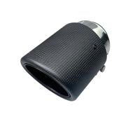 Per BMW X5 F15 E70 X6 F16 Punta Di Scarico Marmitta Tubo In Fibra Di Carbonio Opaca 86mm Ingresso 1 Pz Terminale Scarico Auto(Matte black 1)