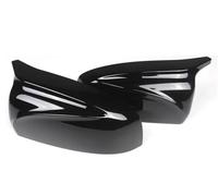 Per BMW X5 X6 E70 E71 2007-2013 2x Copertura dello specchio Car Side Specchio retrovisore Coperchio della calotta Borsette di ricambio copertura specchietto retrovisore(Nero lucido)