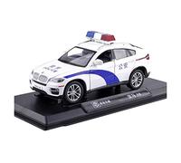 Per: BMW X6 Auto In Lega Di Polizia 1:24 Collezione Di Modellini Di Auto Giocattolo In Metallo Pressofuso