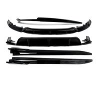 Per BMW X6 F16 F86 Per X6m 2014-2019 Minigonne Laterali Splitter Anteriore Labbro Diffusore Posteriore Spoiler Kit Carrozzeria Nero Lucido Minigonne Laterali Auto