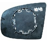 PER BMW X6 VETRO + PIASTRA RETROVISORE SX ASFERICO TERMICO CROMATO CURVO