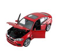 Per BMW X6 X6M Coupé 1:24 Modello Di Auto Sportiva In Lega Pressofusa Simulazione Collezionabile Regali Decorativi(Red)