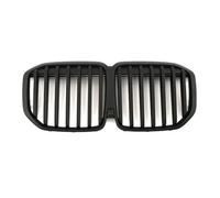 Per BMW X7 G07 LCI 2023+ ABS Nero Lucido Nero Opaco Griglia A Rene Griglie Anteriori Paraurti Labbro Kit Carrozzeria Auto Griglia Griglie Anteriori(Matte Black 1 Line)