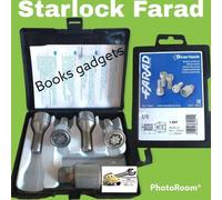 Per Bmw M5 Kit Bulloni Antifurto Starlock Farad per Cerchi in Lega Originali