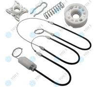 Per BMW Z4 E85/E86 Set Riparazione Alzacristalli Flessibile Freno - Frontale SX