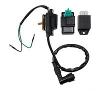 Per bobina di accensione per regolatore raddrizzatore unità CDI, set da 3 pezzi, compatibile con 110 cc, 125 cc, 140 cc, Pro, bici, trail, quad, ATV per moto e scooter