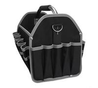 per borsa Attrezzi per professionale 1680D Oxford Grande Capacità con Molteplici Tasche per Elettricisti Idraulici 41x22x27cm